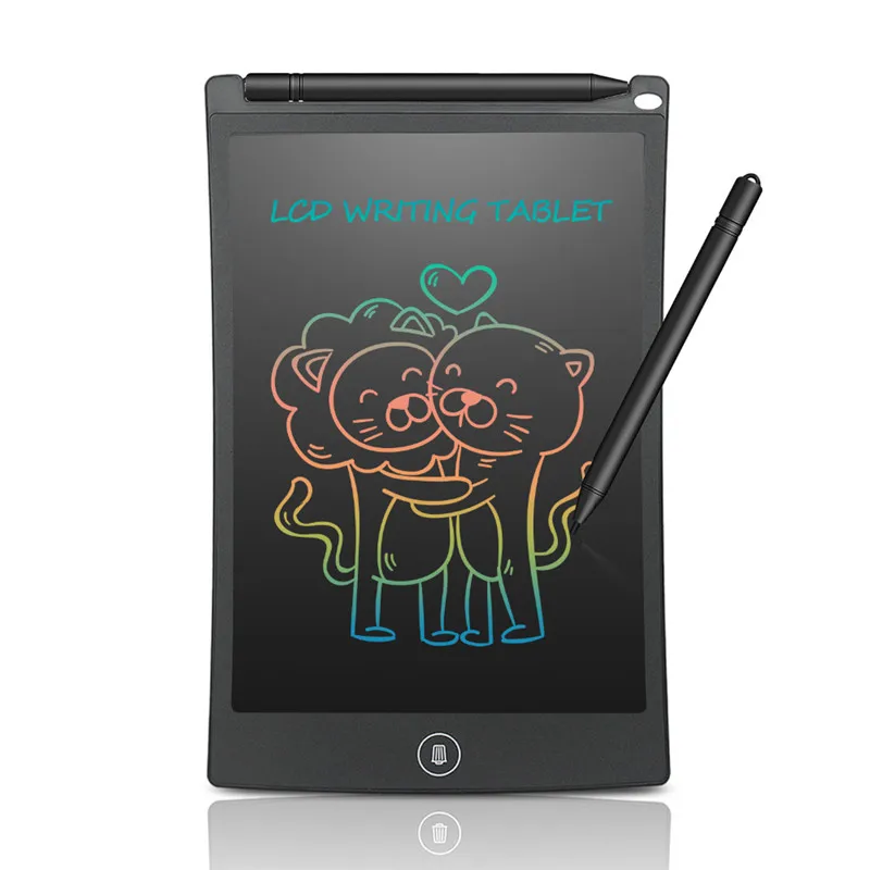 8,5 дюймовый ЖК-планшет, ультра-тонкая доска для электронных записей, красочный портативный блокнот для рукописного ввода, простой, чистый, веселый, безопасный и надежный