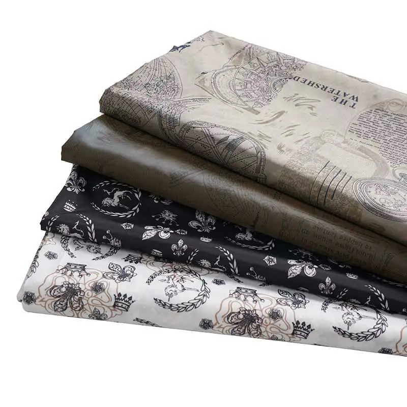 Полиэфирная ткань тафта швейная ткань для шитья сумки для хранения подкладка домашний текстиль 50x150 см/шт. W24