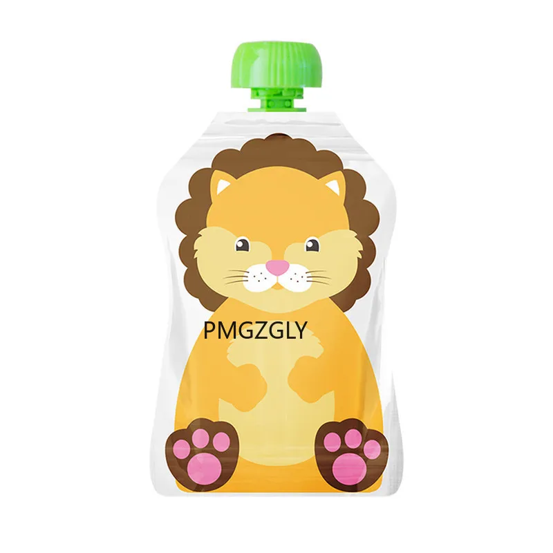 Baby Food Storage Containers Food Pouch 8pcs Double Zipper Baby Food Storage Pouch BPA-Free Reusable Sealed Complementary Food Pouch Homemade Puree Pulp Storage Bag