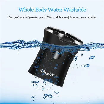

Mini Electric Shaver Waterproof Beard Trimmer USB Rechargeable Razor Stainless Steel Blade Mustache Cutter Face Hair Remover 31