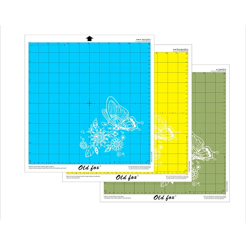 12* 12in новая качественная упаковка для резки клея и липкого нескользящего гибкого gridked для silhouette Cameo Cricut машина для резки