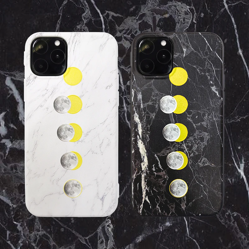 Совершенно новый мягкий чехол с рисунком Луны для iPhone 11 11Pro 11ProMax X Xs XR XsMax 8Plus 8 7Plus 7 6