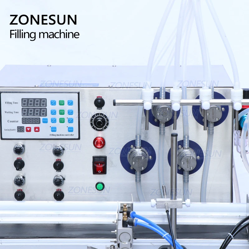 ZONESUN 4 насадки магнитный насос автоматический Настольный станок с ЧПУ