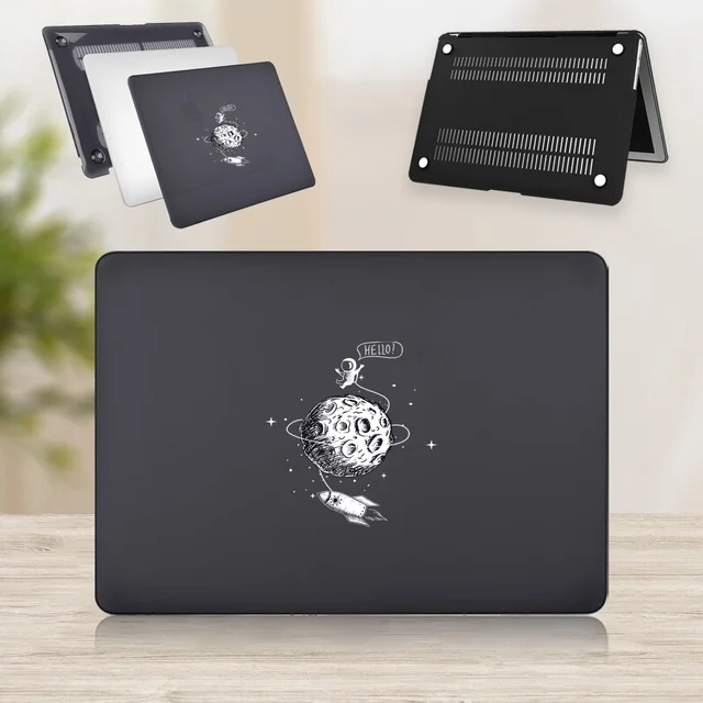 Hard Shell Laptop Case for Apple MacBook Pro 13 A2338 M1 2020 A2251 A2289 A2159&Pro Retina 13 15/Pro 16 A2141 Printed Hard Shell 5.astronaut with roc
