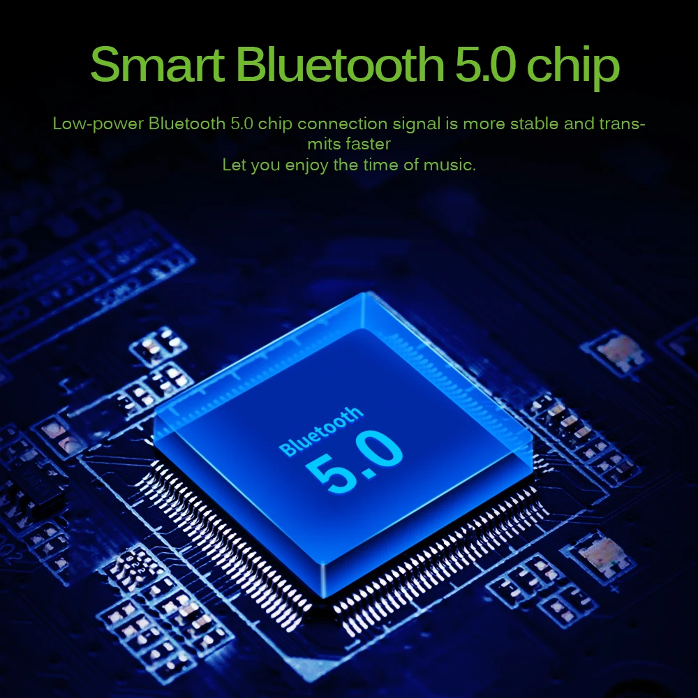 Автомобильный fm передатчик Onever с цветным экраном HIFI поддержка USB TF карты Bluetooth 5 0