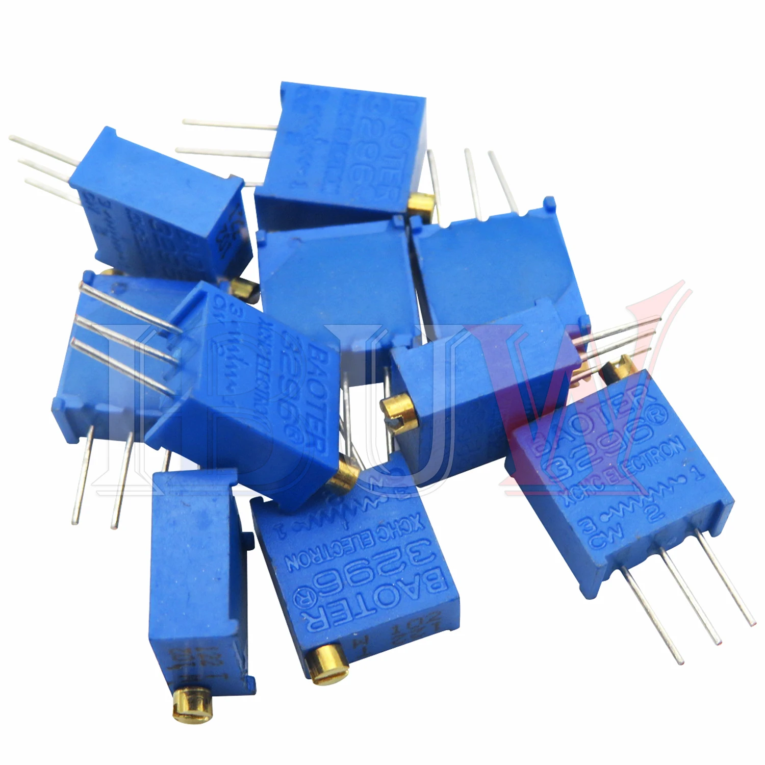 10PCS 3296W potentiometer precision adjustable resistance multi-turn trimming 1K 2K 5K 10K 100K 103 100R
