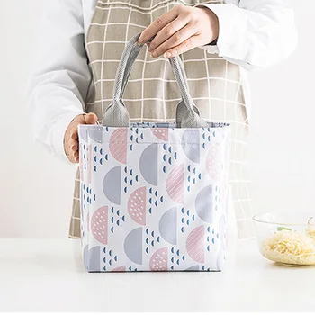 

Lightweight Large Capacity Insulation Leakproof Waterproof Picnic Printing Tote Lunch Bag Shopping Thicken Muti-function
