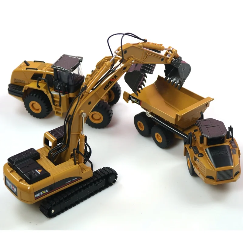 HUINA 1:50 dump truck excavator Wheel 