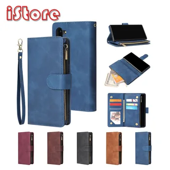 

Pu leather phone case For Samsung note9 note10 note10pro note10lite Fully enclosed protection Wallet function package