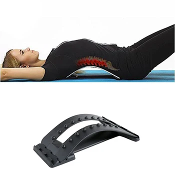 

Acupuncture Set Up Benches 4 Levels adjustable Portable Stretcher Relax Lumbar Support Back Massage Pain Relief Chiropract Equip