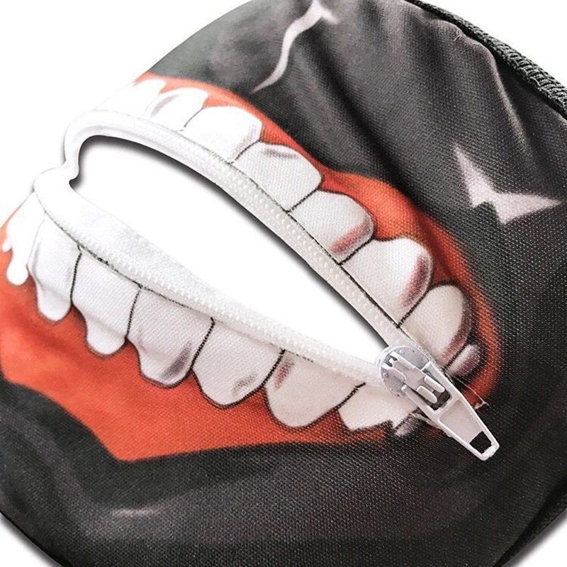 Tokyo Ghoul Carton Face Mask Kim Mu Yan Cosplay Zip Mouth Cover Anime Mouth Mask Fashion Personality Respirator