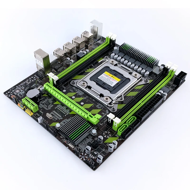 X79G материнская плата набор с LGA2011 Combos Xeon E5 2640 CPU 2 шт. x 8 ГБ = 16 Гб памяти DDR3 RAM 1600 МГц PC3