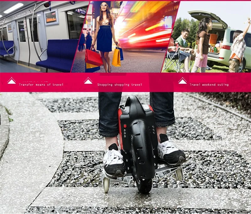 Daibot Electric Scooter Adult One Wheel Self Balancing Scooters 14Inch 60V 350W Portable Electric Balance Unicycle With Push Rod (43)