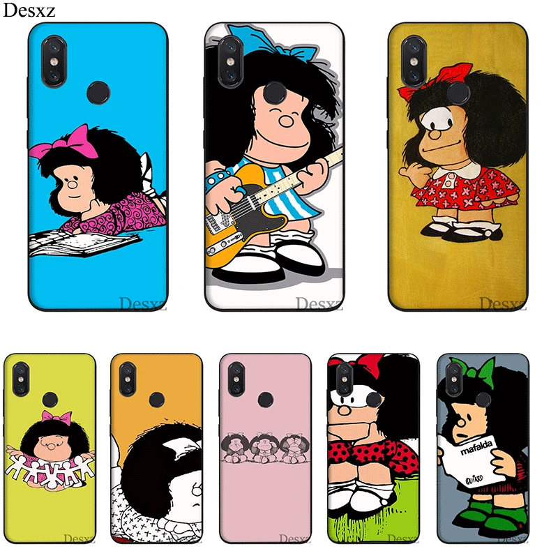 Чехол для мобильного телефона из ТПУ Xiaomi Redmi Note 4 4X5 6 7 Pro 5A чехол Mafalda DIY красивый |
