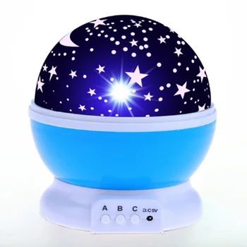 

LED Night Light Projector Star Moon Lamp for Baby Kids Sleep Birthday Led Indoor Light USB fairy sky master ZM831