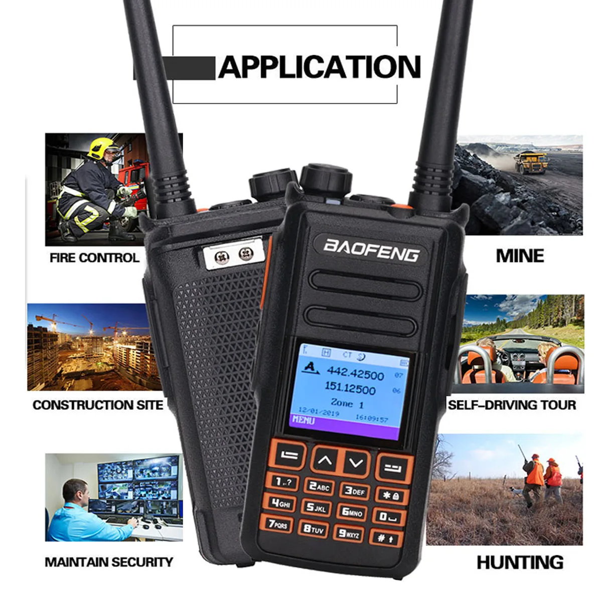 radio walkie talkie 2022 Baofeng DM-X GPS Walkie Talkie Dual Time Slot DMR Digital/Analog DMR Repeater Upgrade of DM-1801 DM-1701 DM-1702 Radio long range walkie talkies 1000 miles