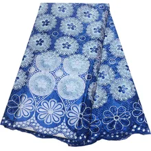 Классный дизайн, тюль, кружево, французская сетка, ткань, Королевский синий цвет, потрясающая африканская французская сетка, кружевная ткань для свадебного платья N2568