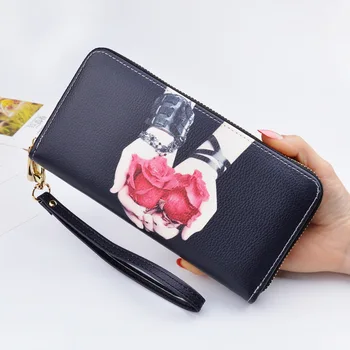 

Women's Wallet Long Section Cartoon Purses Fashion Money Bag Large Capacity Female Wallet Card Holder Simple Women Purse Clutch