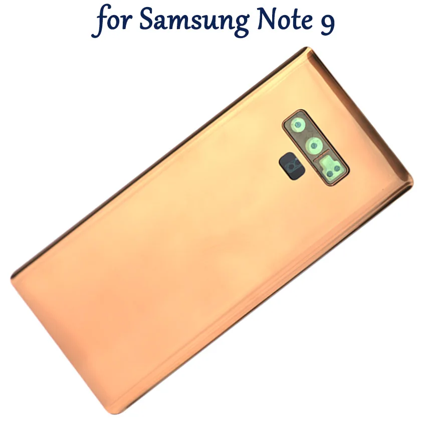 Note9 чехол на заднюю панель для samsung Galaxy Note 9 N960 N960F N960P задняя крышка батарейного отсека задняя крышка+ наклейка