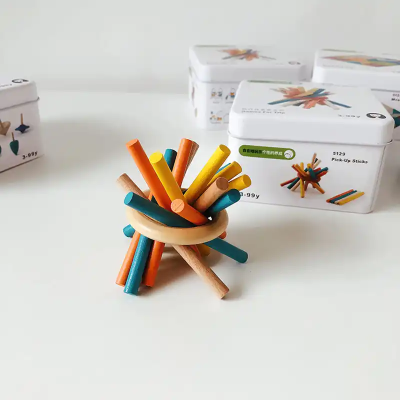 旅行おもちゃ子供錫ボックス収納木製ブロックジグソーパズルパズルタングラムおもちゃ子供モンテッソーリ教育ソートゲームおもちゃ ブロック Aliexpress