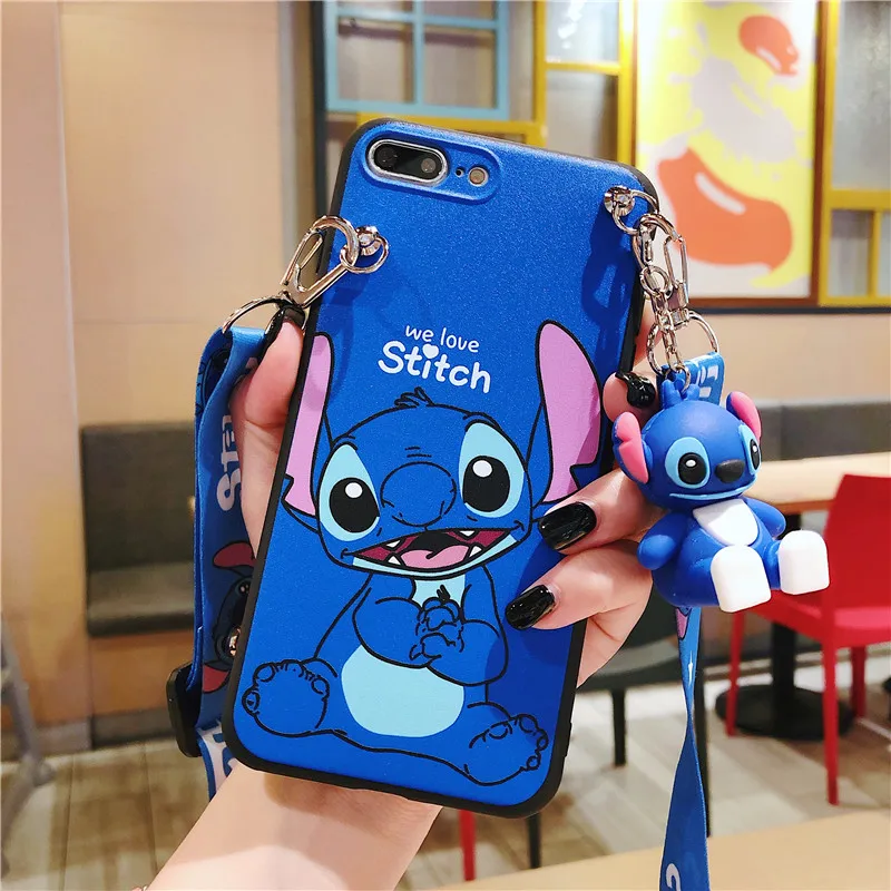 Чехол для телефона для samsung Galaxy A50 A30 A40 A10S A20S A70 A6 A8 A750 A9 Мягкий ТПУ 3D с милыми изображениями мультяшных персонажей Стич парные Чехлы Coque - Цвет: 5
