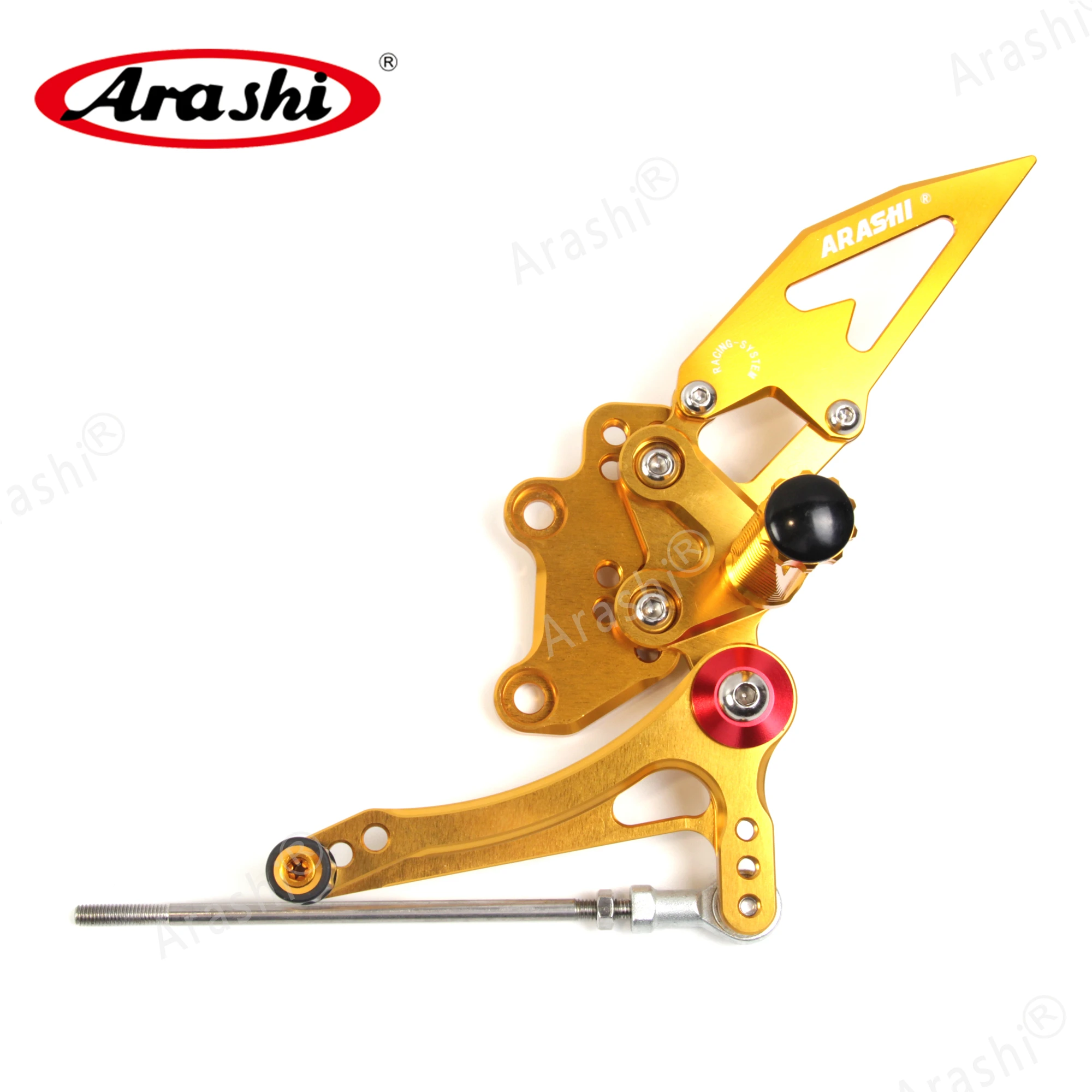 Arashi NINJA300 2013- Rearset CNC регулируемая подножка для KAWASAKI NINJA 300 подножка заднего EX300B EX300A SE