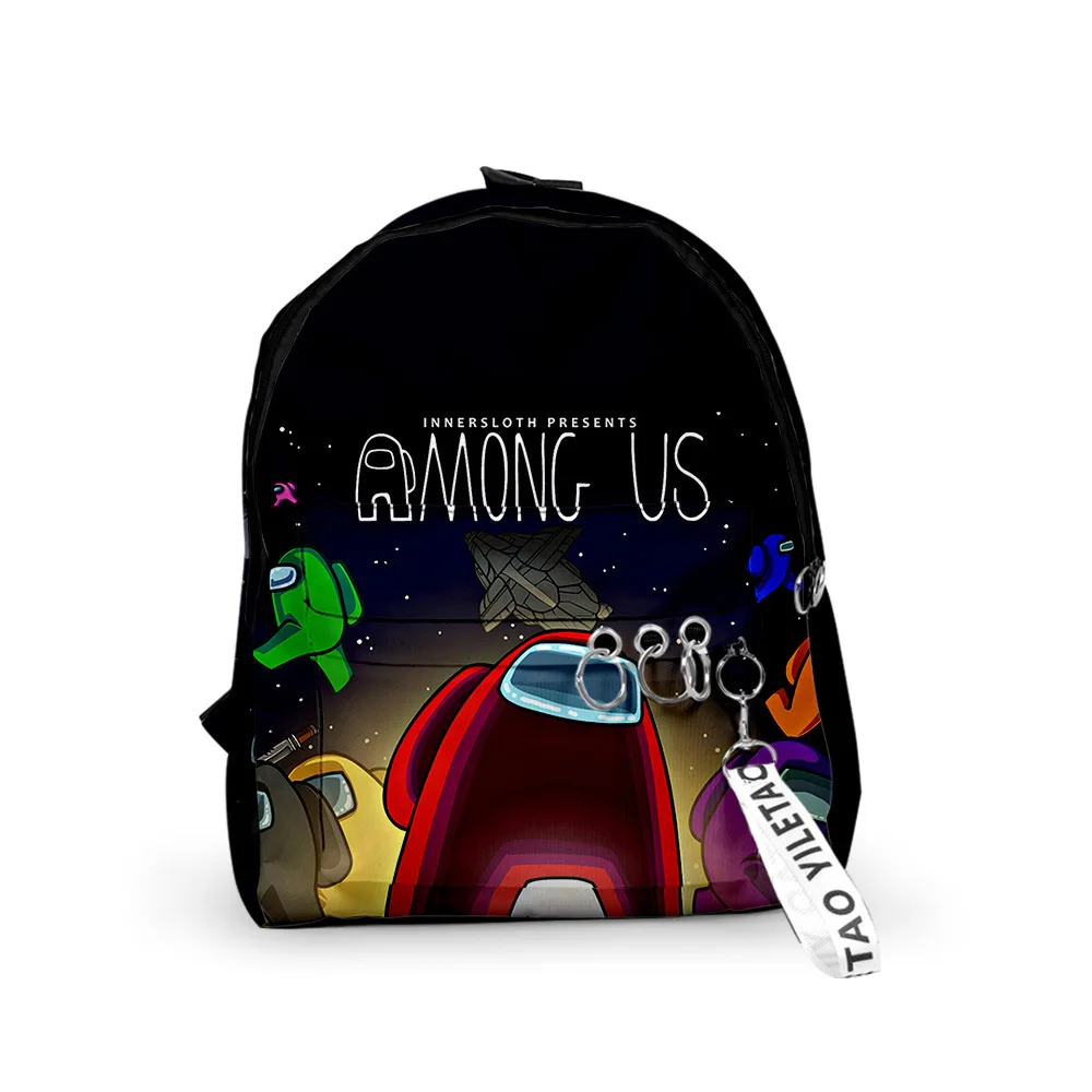 

New Among US Anime Game Figure School Bag High Capacity Nylon Waterproof Travel Backpack Christmas Children Gift kids backpack