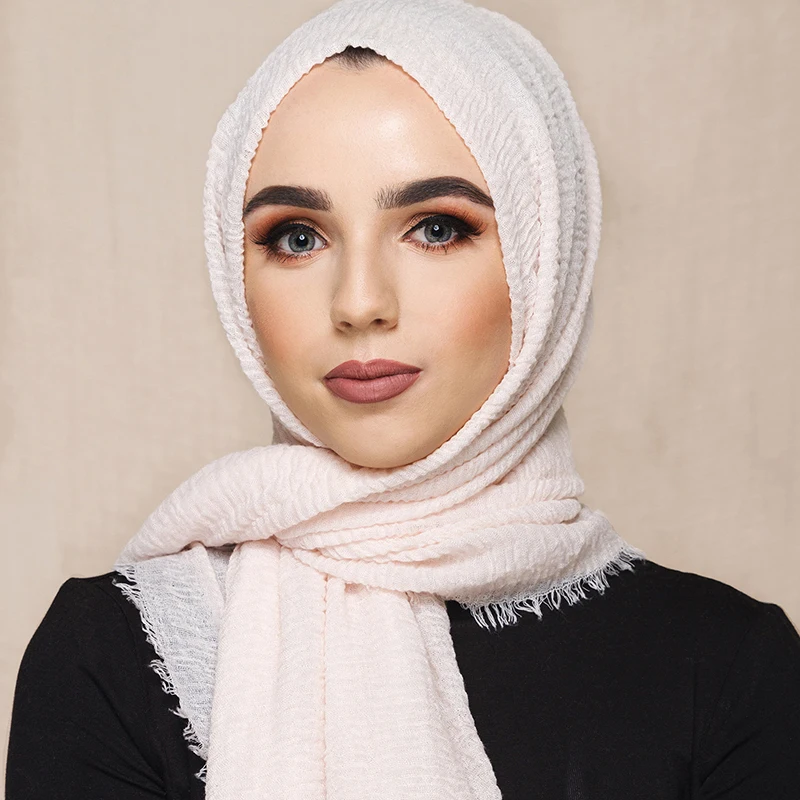 Цена, новинка, модный мусульманский хиджаб, шарф, femme musulman, мягкий хлопковый платок, исламский платок хиджаб и обертывания