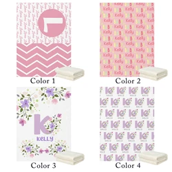 LVYZIHO – couverture polaire personnalisée avec nom, 30x40 / 48x60 / 60x80 pouces, cadeau pour bébé 