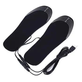 

Scalable Black Home Furnishing Warmer Insoles Durable Heater Insoles Keep Warm Electric Foot Heated Outdoor Sport Winter Skiing