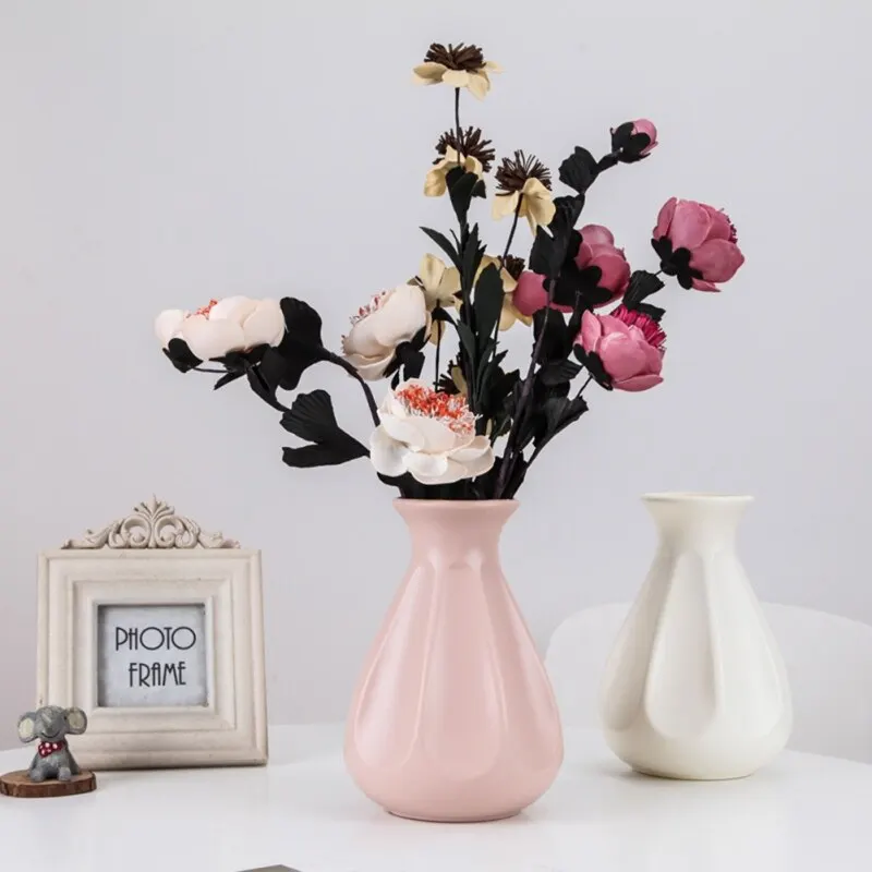 Vase Flower Pot Dried Flower Basket Flower Vase Decoration Home Nordic Decoration Flower Container For Living Room Desktop