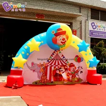Бинго®5*3 м высокая воздушная дутая Звездная Арка С цирковым клоуном/животными/надувной сценический декор для детей развлечений