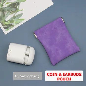 

2019 New Fashion Solid Scrub Pu Leather Squeeze Coin Purse Women Men Small Mini Short Kids Wallet Bag Change Car Key Card Holder