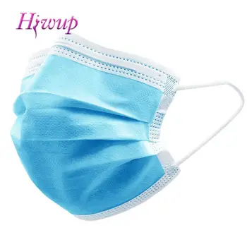 

Disposable 3-layer dust-proof Masks for Mouth Mask Activated Carbon Filter Windproof for Face Masks Earloops Breathable Masks