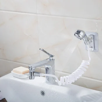 

Bathroom Water Faucet External Shower Head Toilet Wash Basin Extend Wash Hair Artifact Hold Small Nozzle Wash Hair Shower