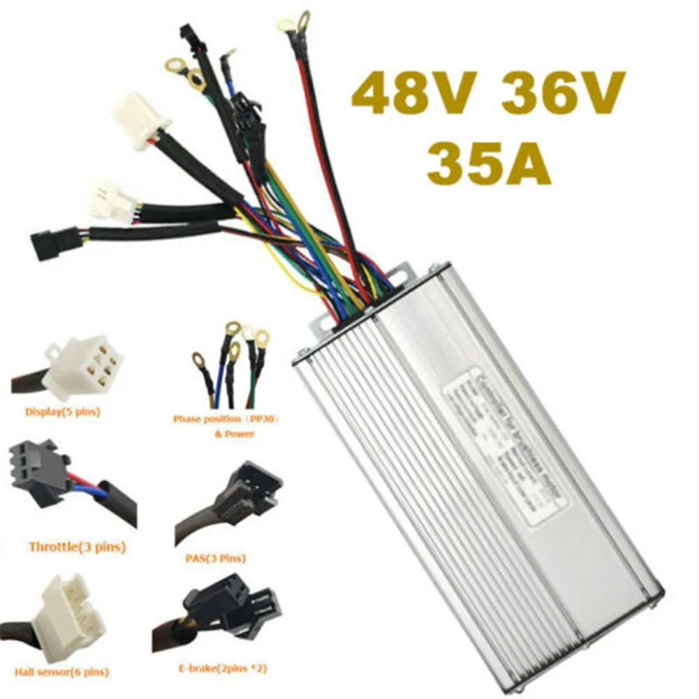 

36/48V 35A KT Ebike Electric Bicycle Controller For 1500W 1000W Brushless Motor Controllers Waterproof Joint E-bik Accessories