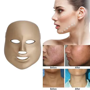 

New Led Mask Korean 7 Colors Photon Therapy Face Care Therapy Beauty Light Machine Mask Led Mask Machine Acne Skin Y4M8