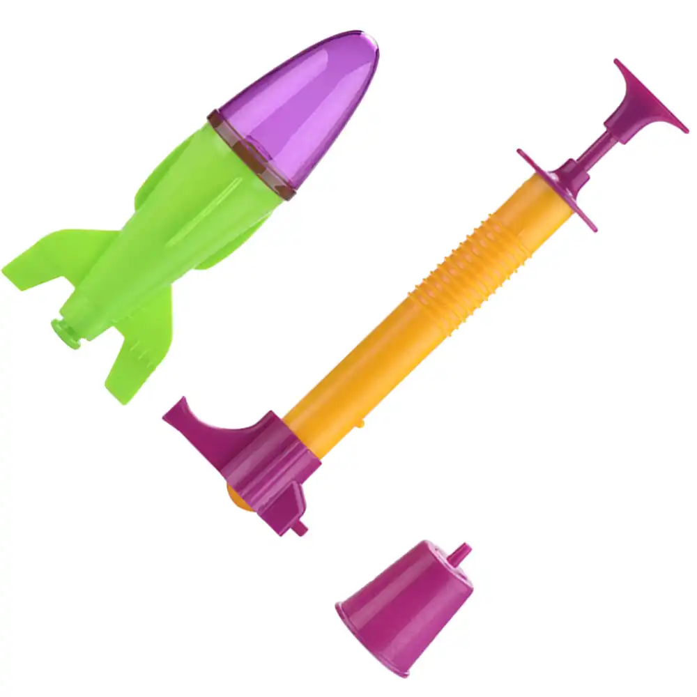 hand pump rocket toy