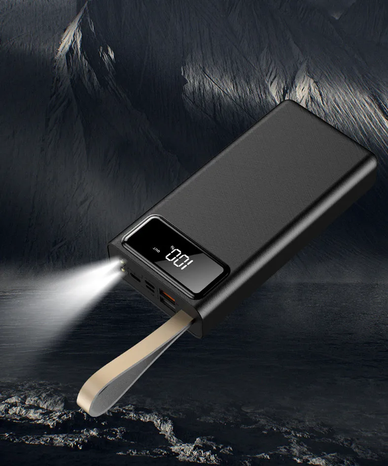 30000 мАч TypeC Micro USB QC Быстрая зарядка Powerbank Светодиодный дисплей Портативный внешний аккумулятор зарядное устройство для телефона xs max S8 S9 S10E