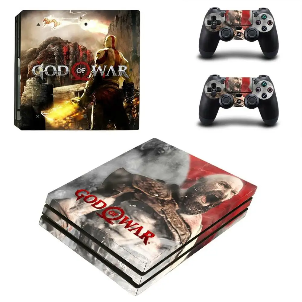 Наклейка God of War PS4 Pro s Play station 4 наклейка-Обложка для PlayStation чехол консоли и