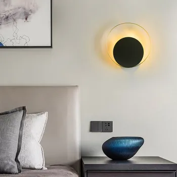 

nordice wall light rope living room corridor bedside lampara pared wall lights for home