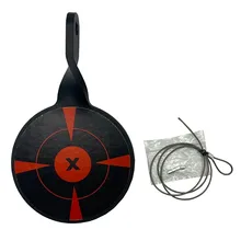 Shooting Target Plates Bullseye Portable Round Shaped Tactical Paintball Hunting Target Bullseye Shoot Practice Target Part
