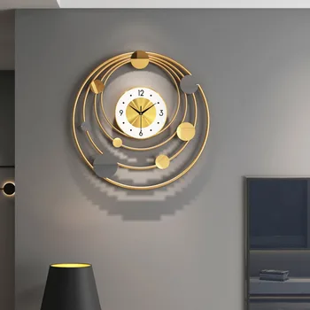 

Clock Wall Clock Living Room Creative Simple Household Clock Nordic Light Luxury Wall Personalized Decorative Hanging Watch