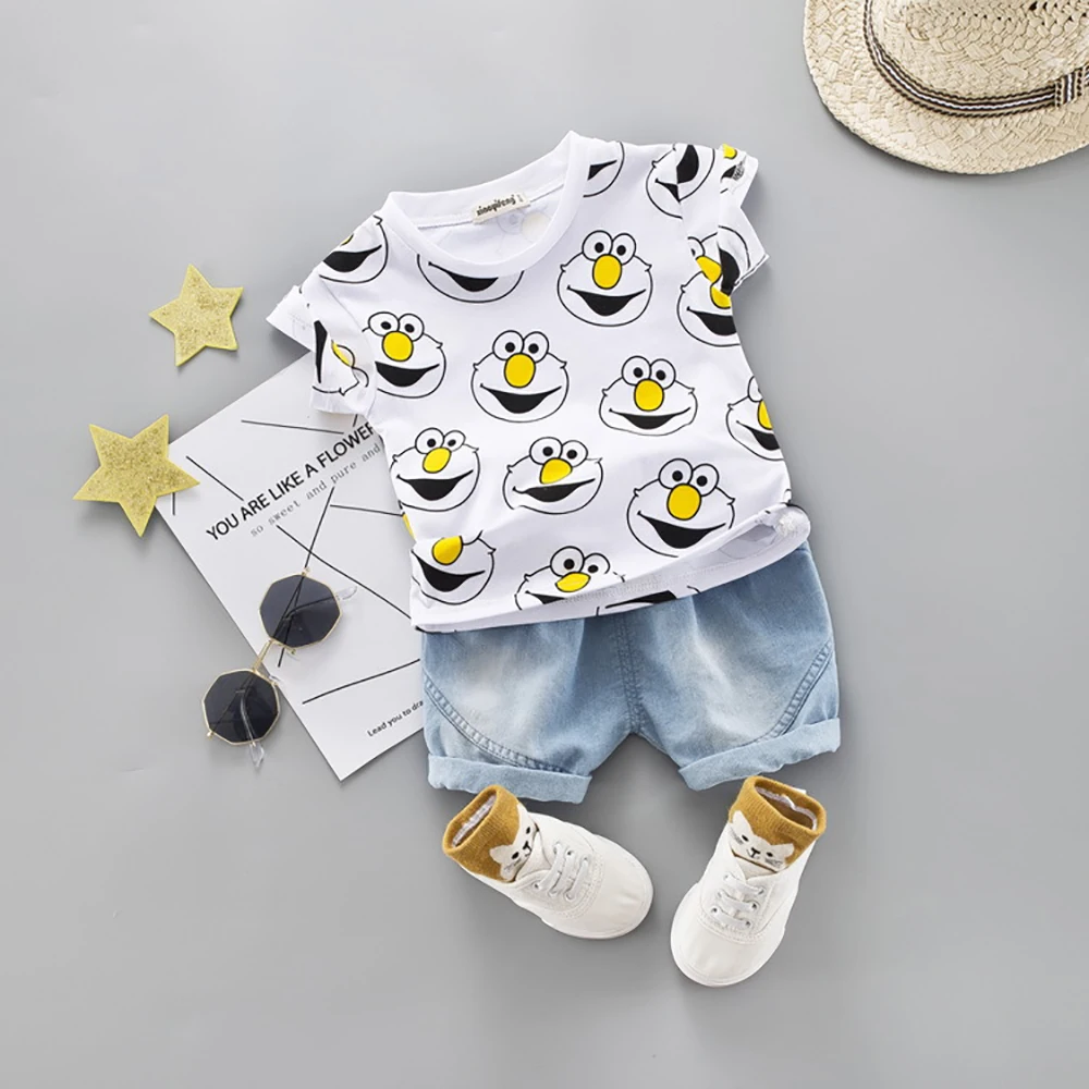 Roupas de Manga Camisas + Xadrez Desfrutar Crianças Meninos Roupas Definir Verão Curta Cavalheiro Gravata Borboleta Shorts Ternos Ele Olá 2020 17 Cheap Conjuntos de roupas