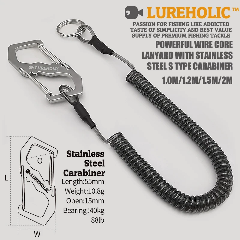 Lanières multicolores pour outils de pêche LUREHOLIC - Sécurisez pinces, grips et accessoires de pêche