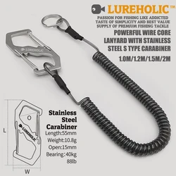 Multicolor Fishing Lanyards for Secure Pliers and Tools (2.0m with S lock)