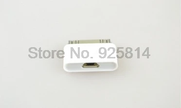 1000pcs 여성 마이크로 USB-남성 30 핀 커넥터, 애플 아이폰 4 4S 아이폰 4s 충전 케이블 어댑터