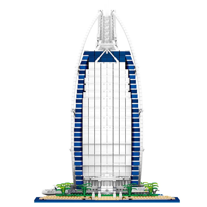 Новая креативная городская улица Бурдж аль Арабская модель Arab Tower Hotel Architecture