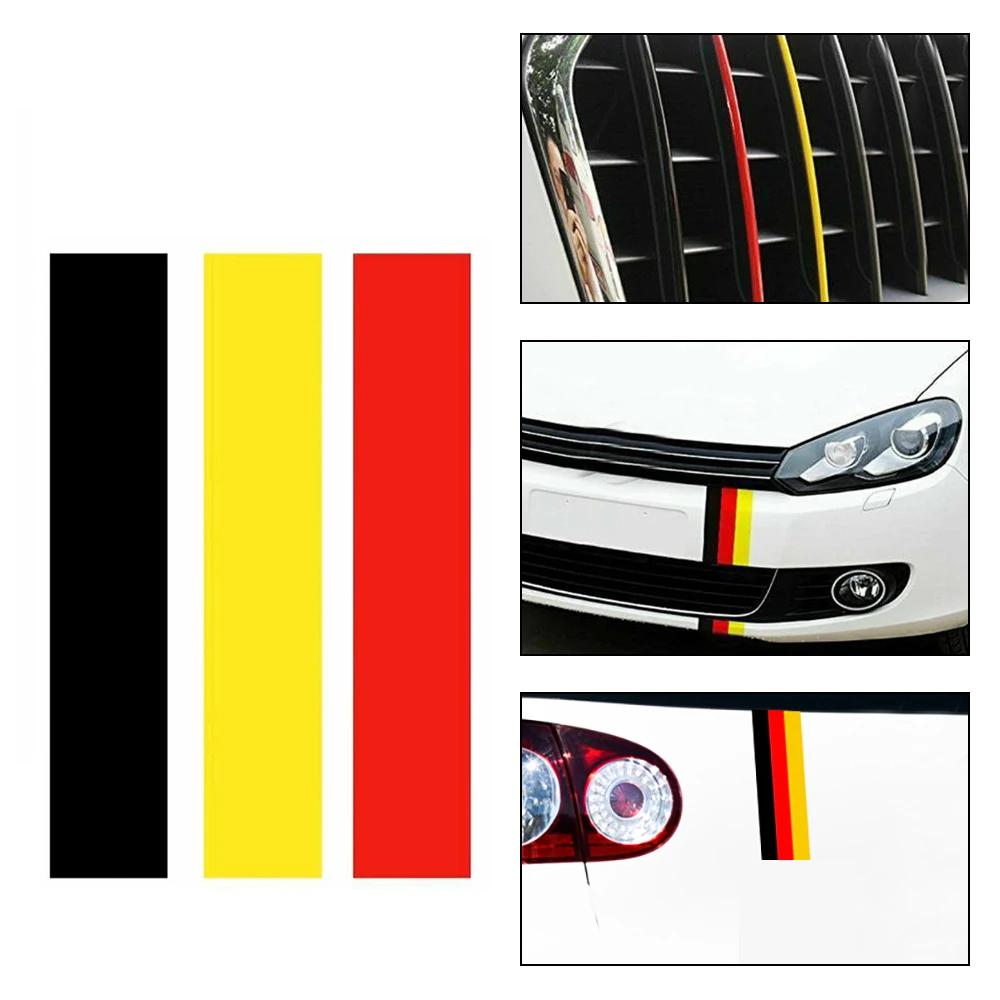 Pegatina España Coche Pegatinas 3D Bandera Alemania - 2 Unidades, 50x40mm, Silicona, Para Coche/moto Adhesivo Coche Moto