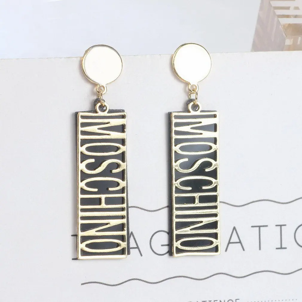 

Rhinestone Crescent Dangle Long Drop Earrings Women Jewelry Long Hanging Earings Fashion Jewelry New Arrival Vintage 2020
